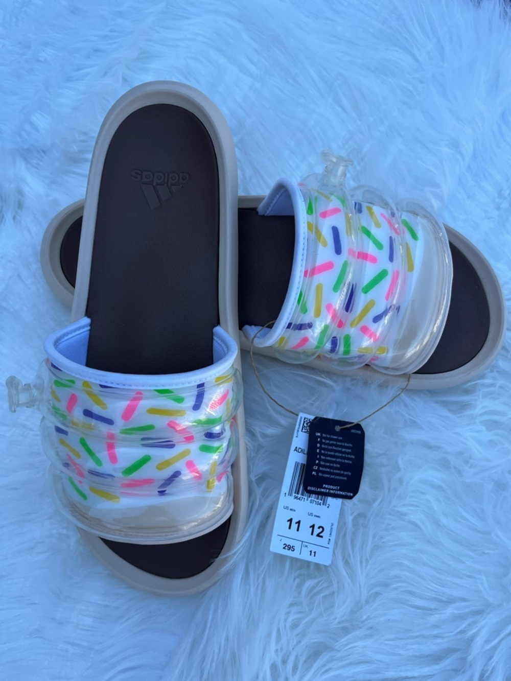 🆕 Adidas Adilette Zplaash
Sprinkles Slides Men Size 11
Women Size 12 Unisex